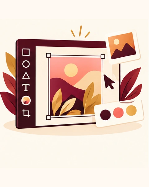 canva editing course module illustration