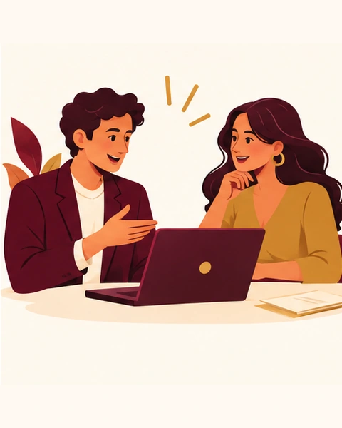freelancing course module illustration